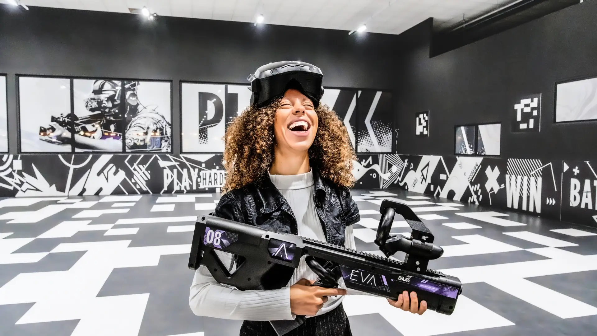 Session de jeu en réalité virtuelle EVA